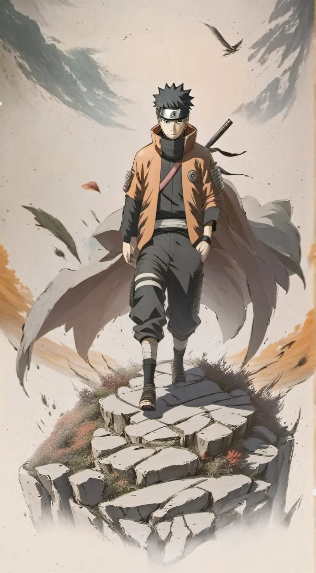 ai character: Shinobi world background
