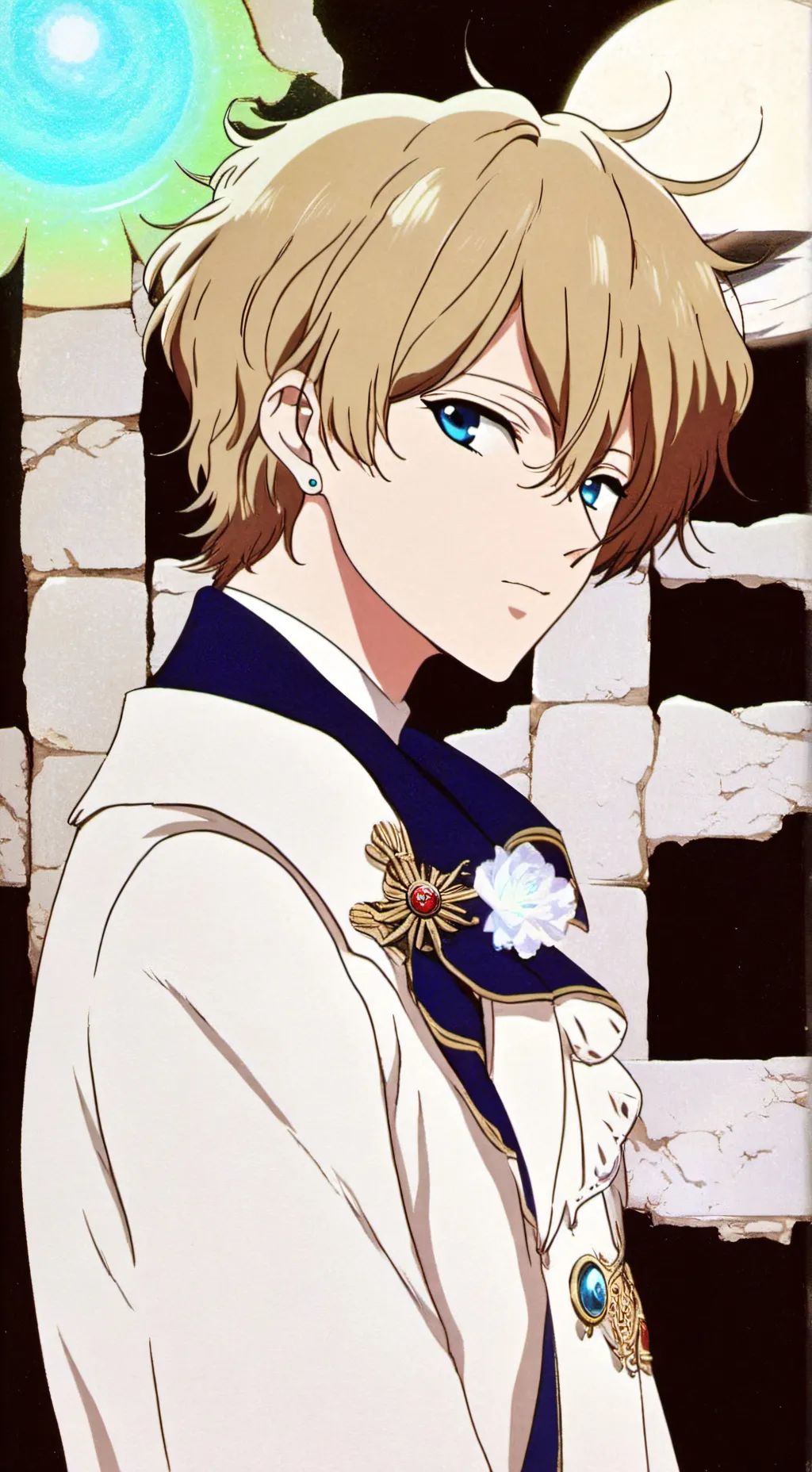 ai character: aqua oshino  background