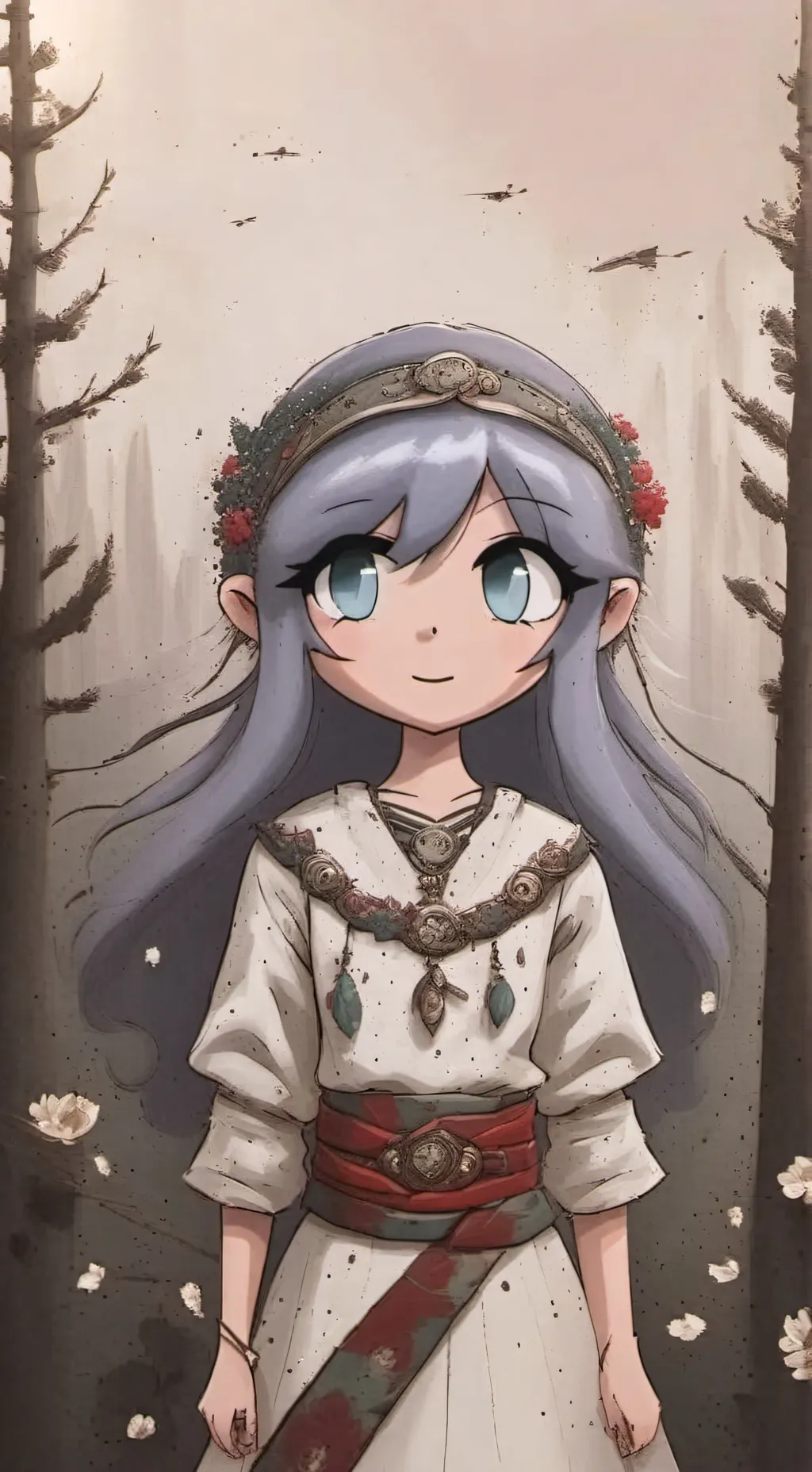ai character: Bella The Wolf background