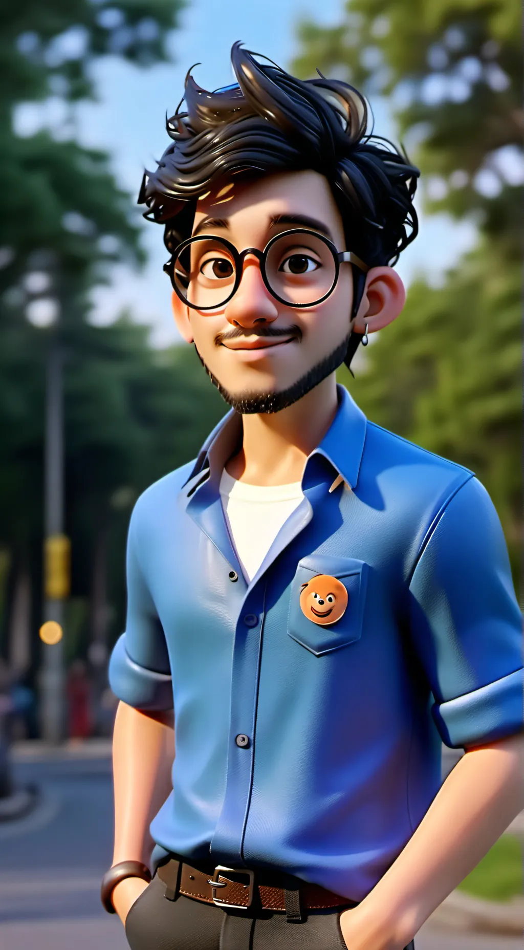 ai character: inteligencia background