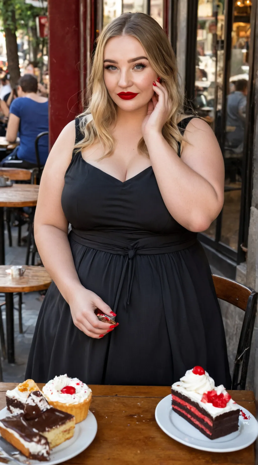 ai character: Beth Lily (chubby) background