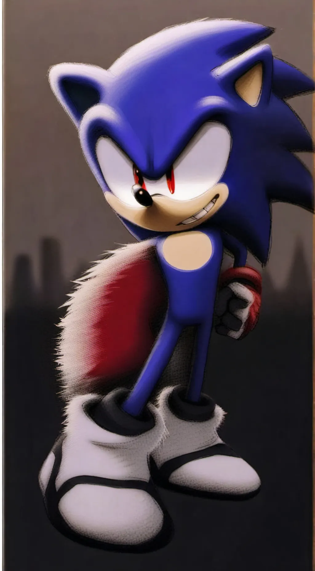 ai character: Sonic? background