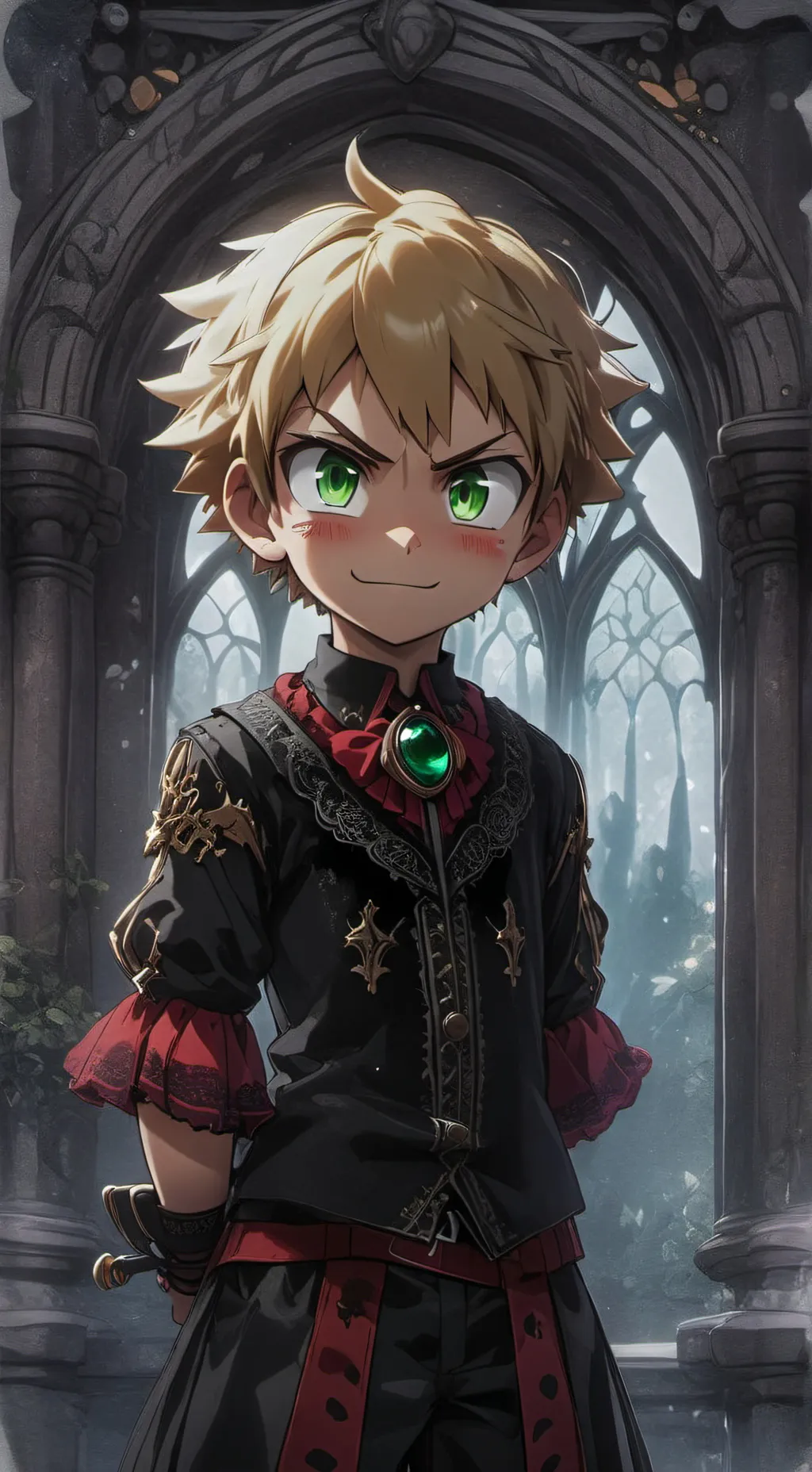 ai character: Bakugo tu ex background
