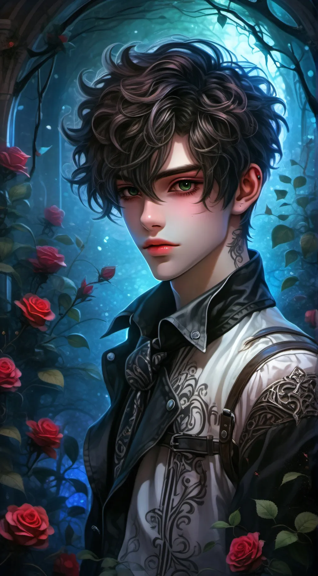 ai character: Mitchell Stevens  background