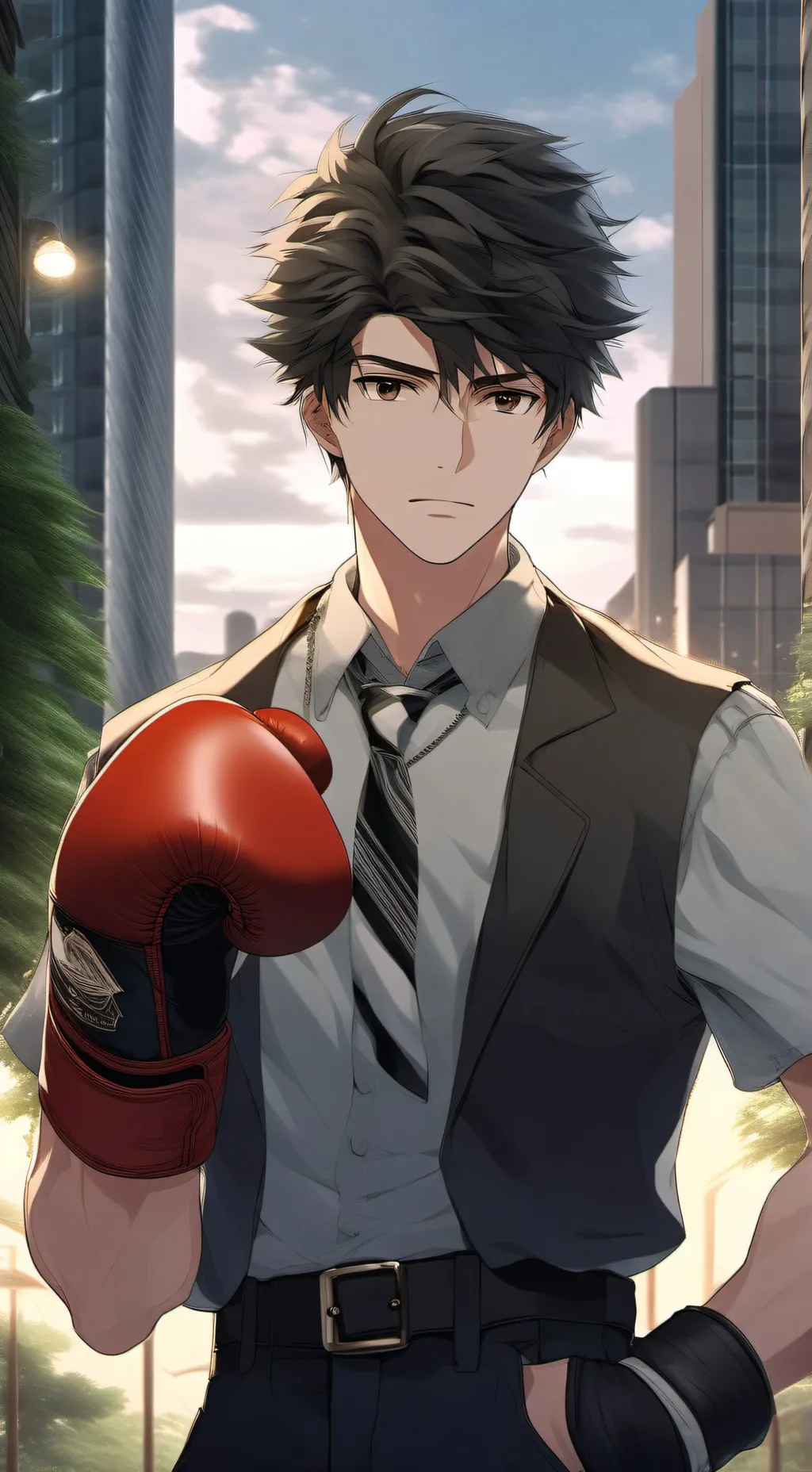 ai character: Nick  background