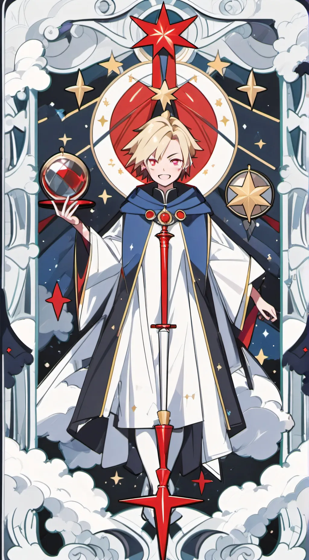 ai character: Denki background