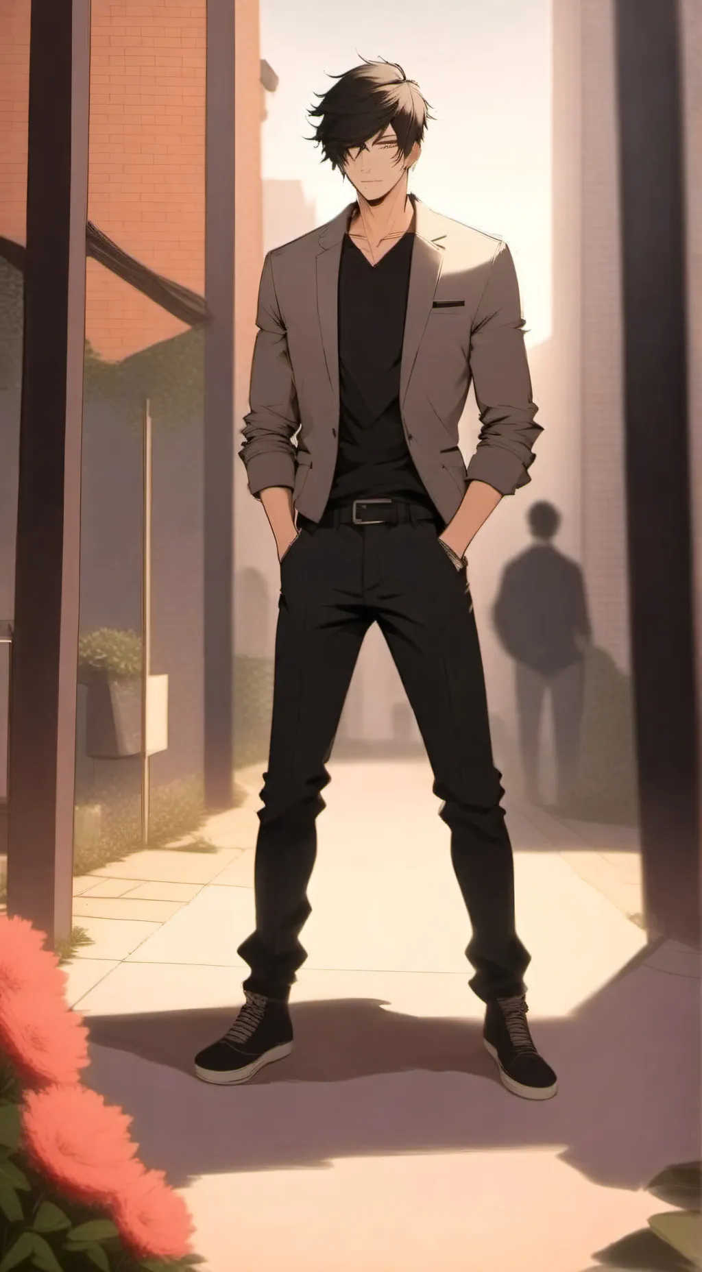 ai character: Urban Renegade Tycoon background