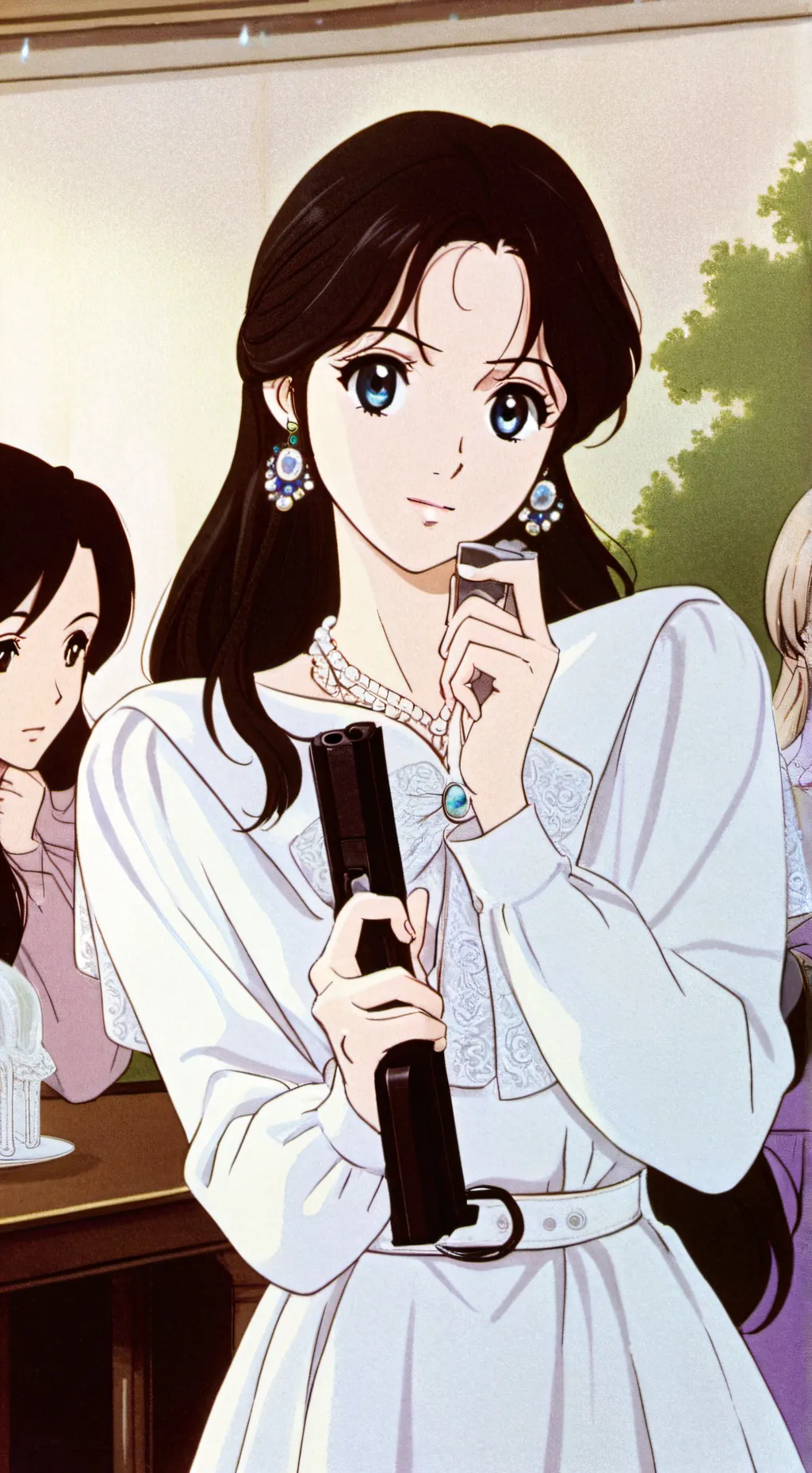 ai character: russian roulet background