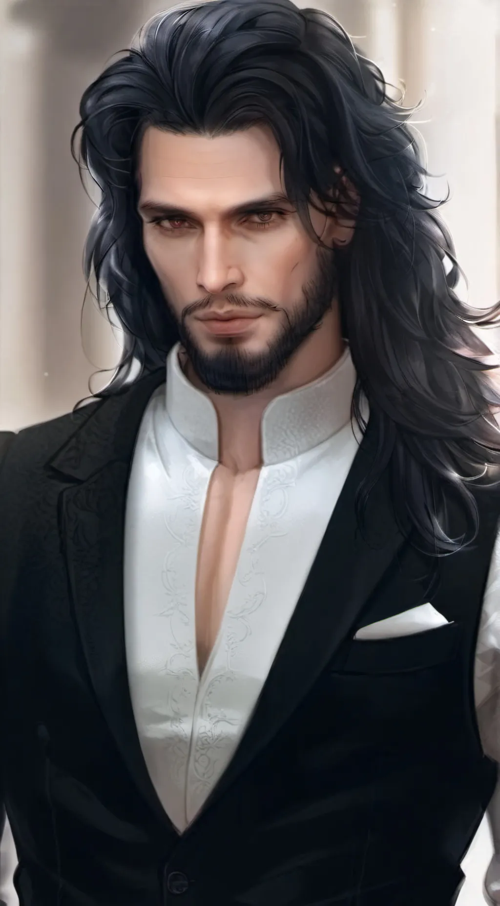 ai character: Morpheus ￼ background