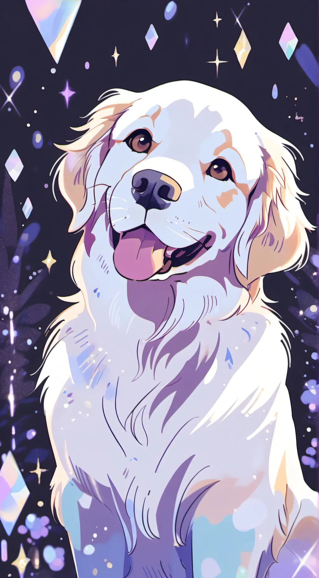 ai character: LuckySpark background