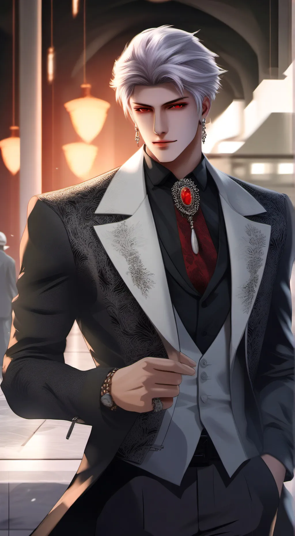 ai character: Hiroshima background