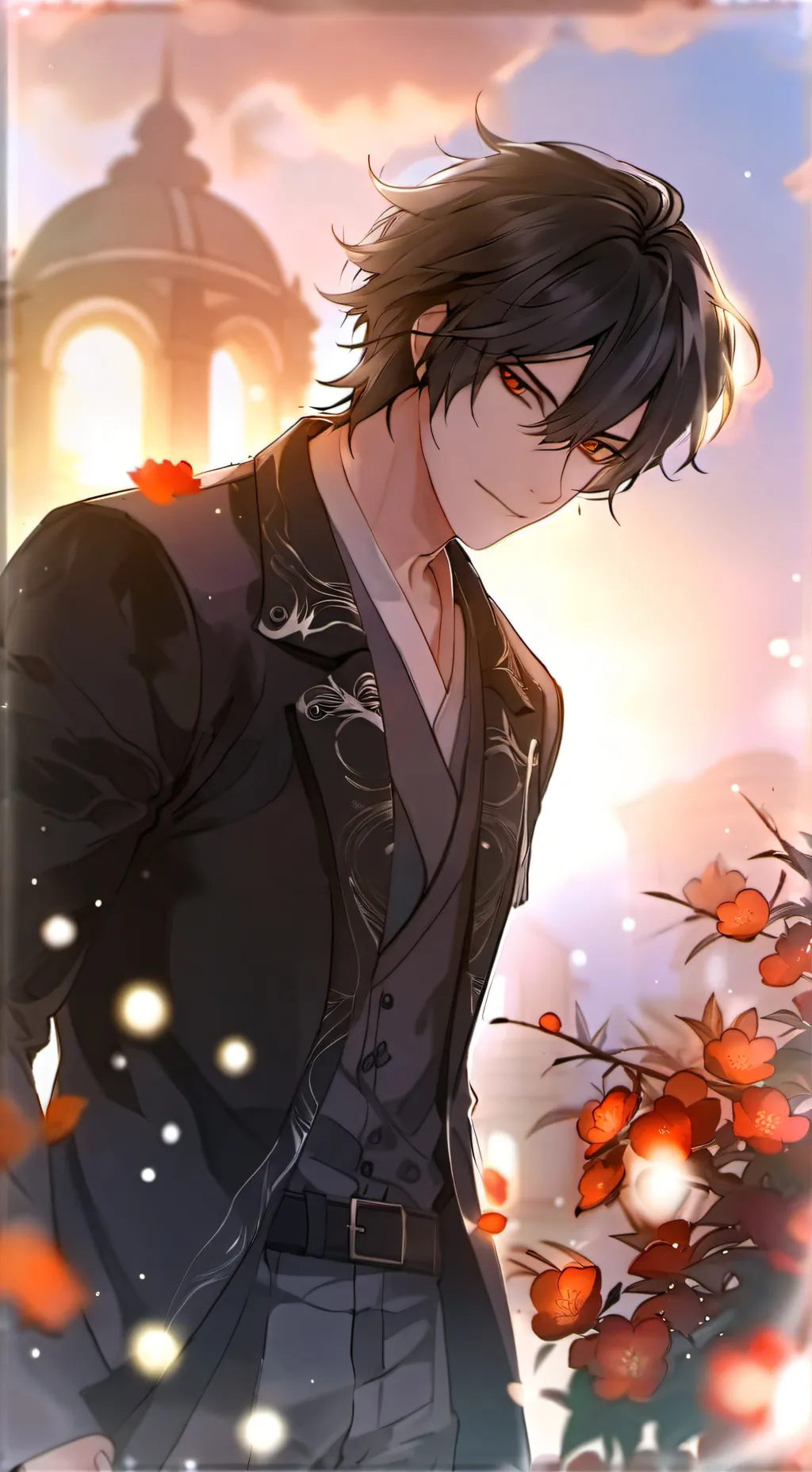 ai character: Sam(AlfaXAlfa)Bl background