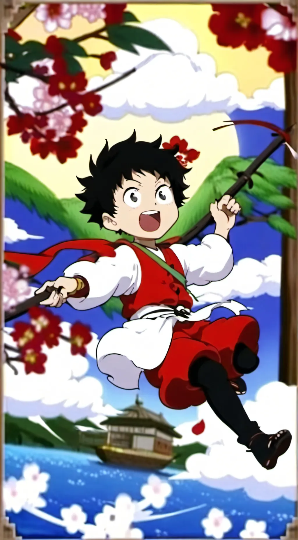 ai character: Izuku Midoriya pt1 background