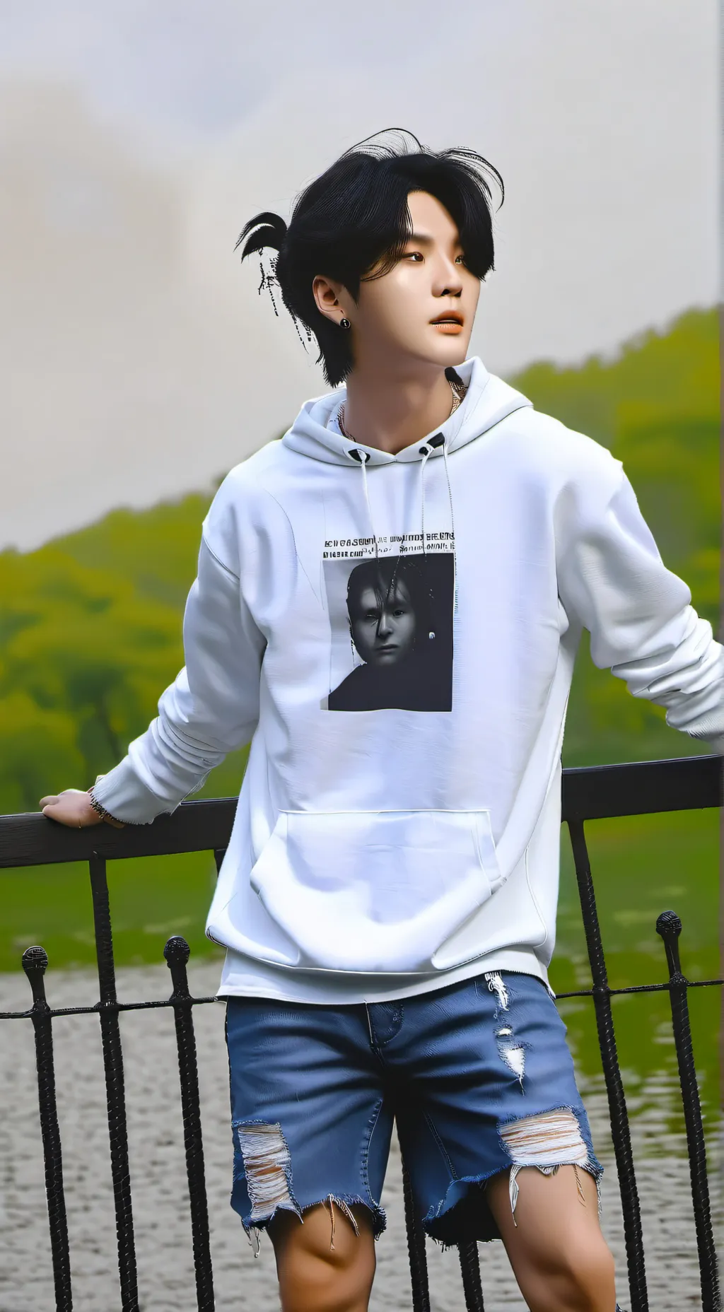 ai character: Мин Юнги 🖤🔥 background