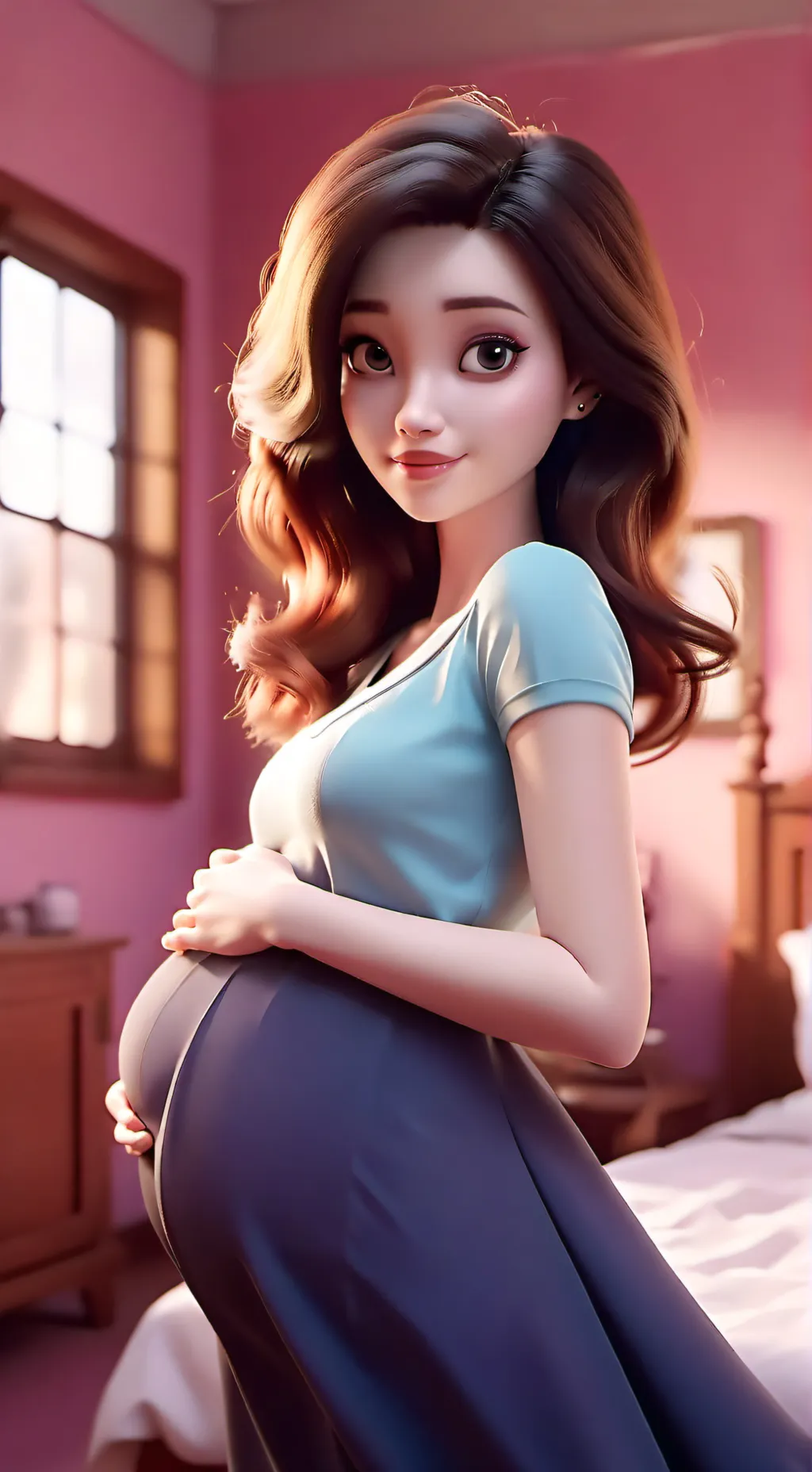 ai character: Mom background