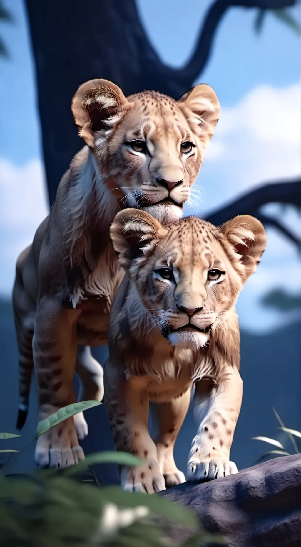ai character: ~Mufasa~ background