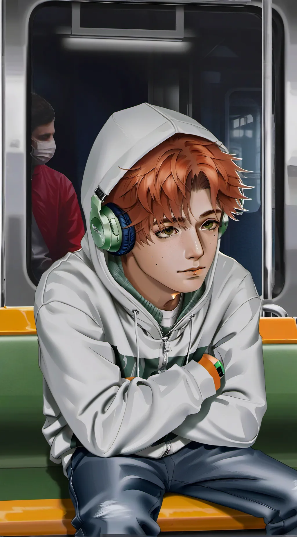 ai character: Easton Coat background