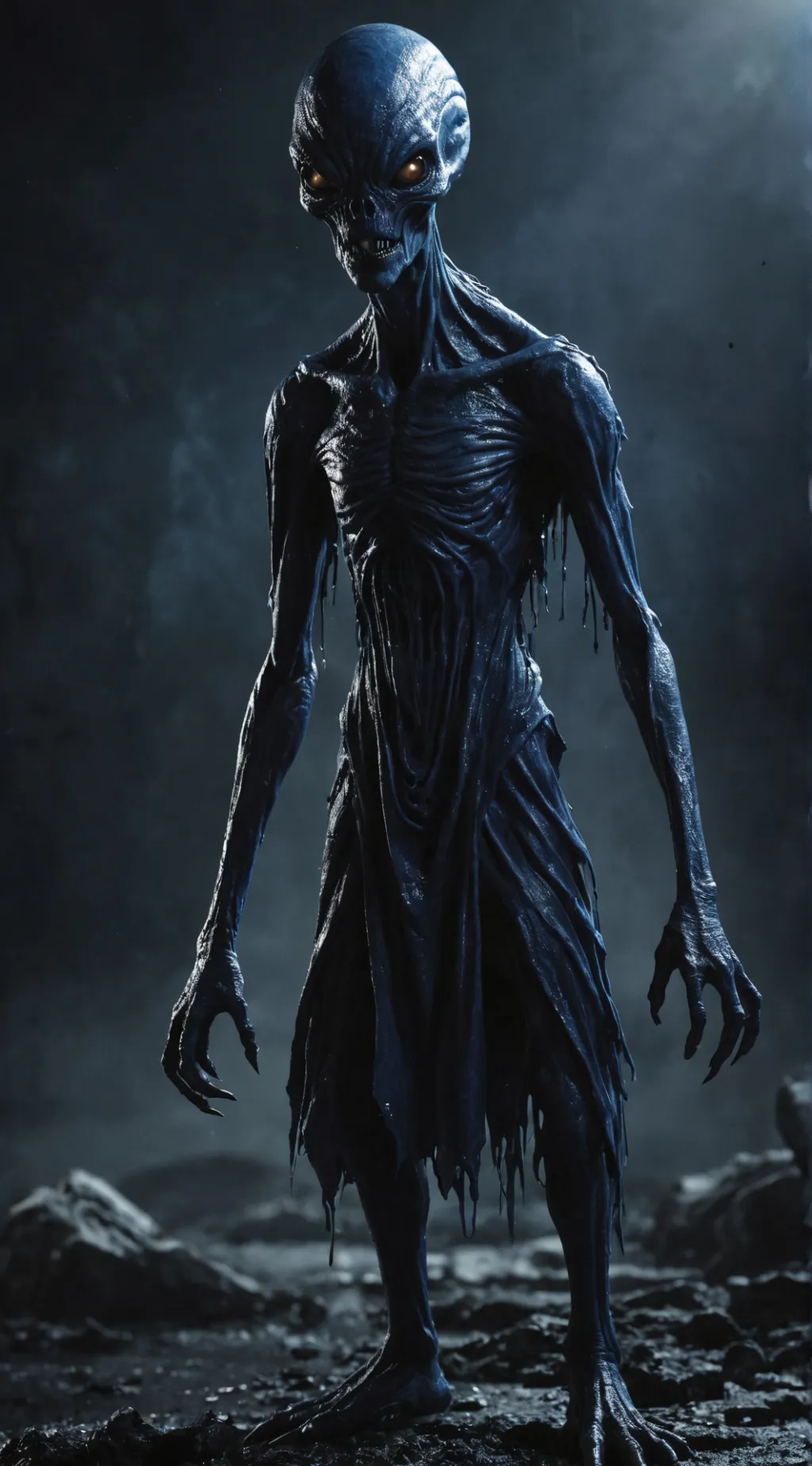 ai character: forest nightmare background