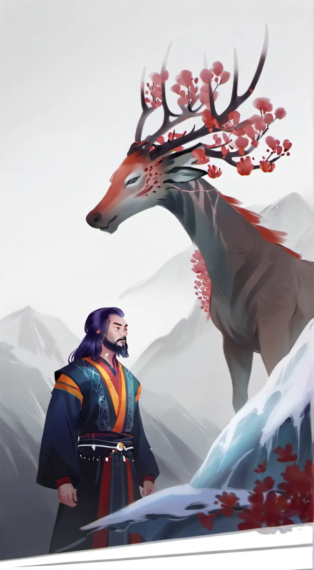 ai character: dw but drama background