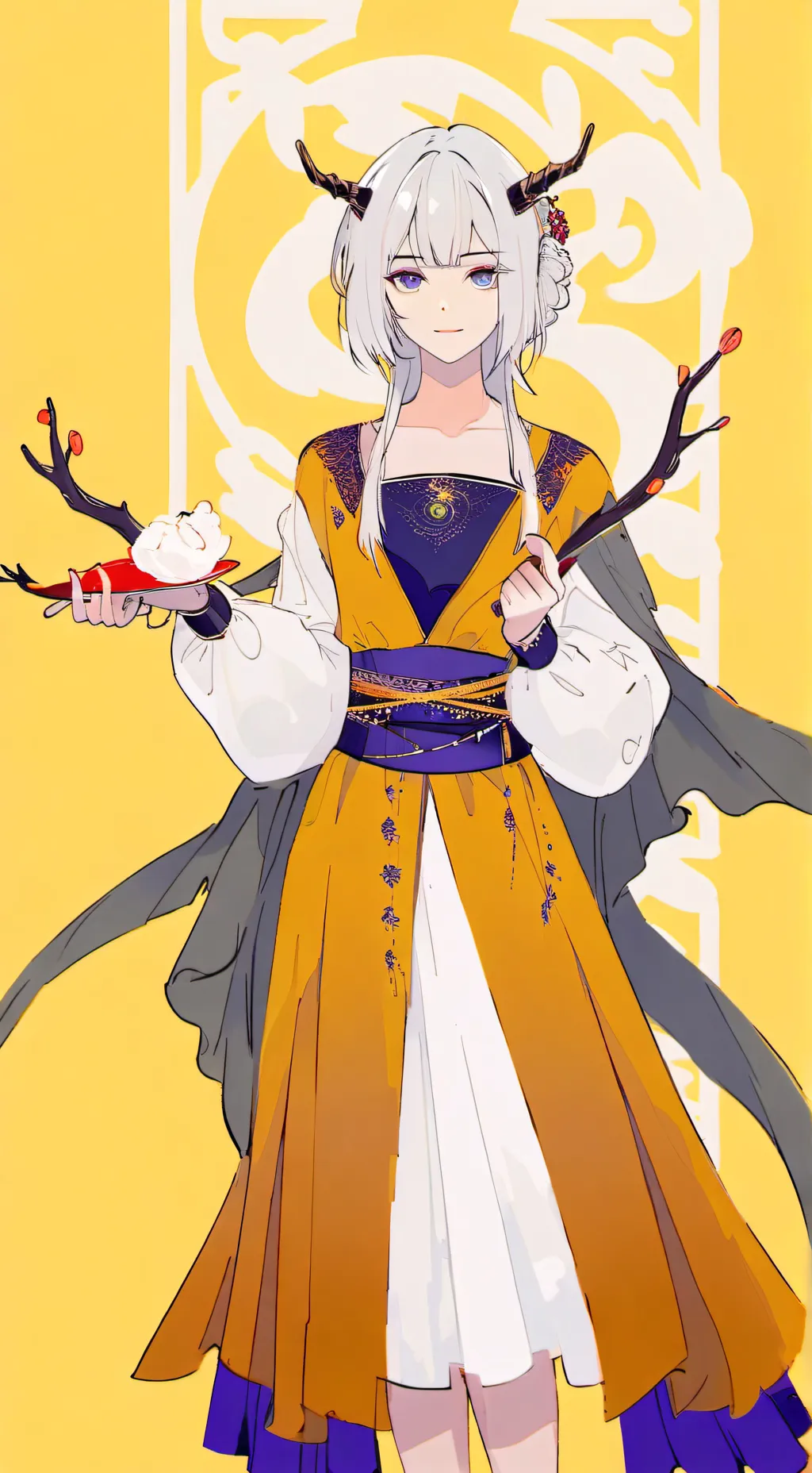 ai character: Fwench fwy background