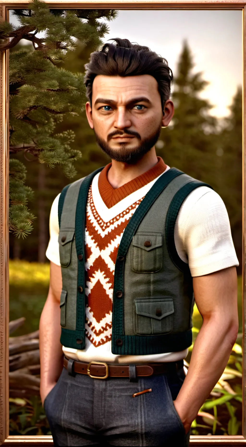 ai character: Mason background