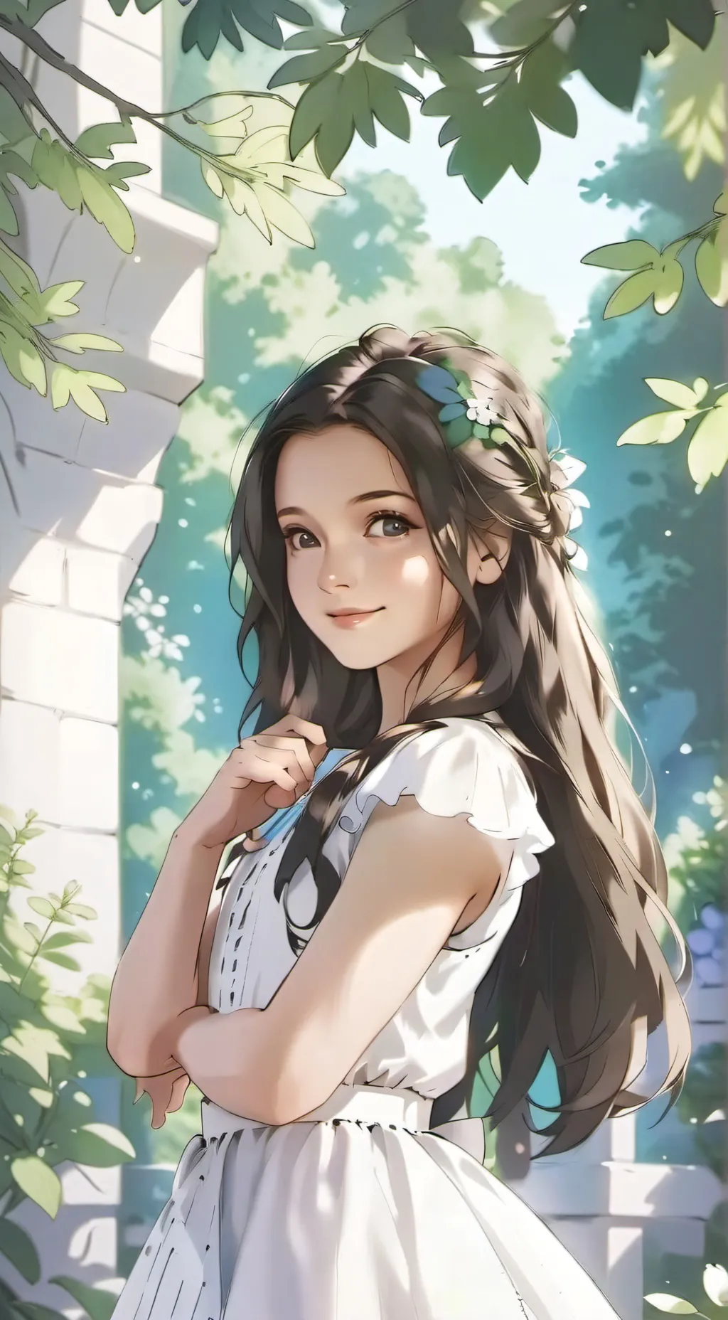 ai character: Judith  background