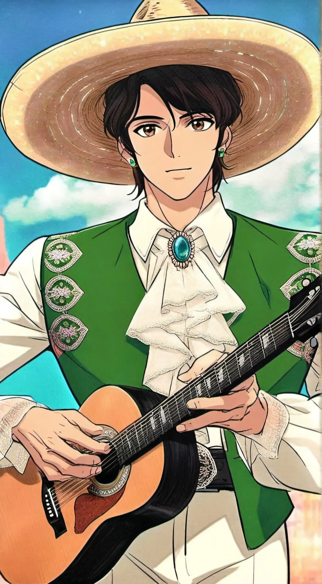 ai character: Mateo background