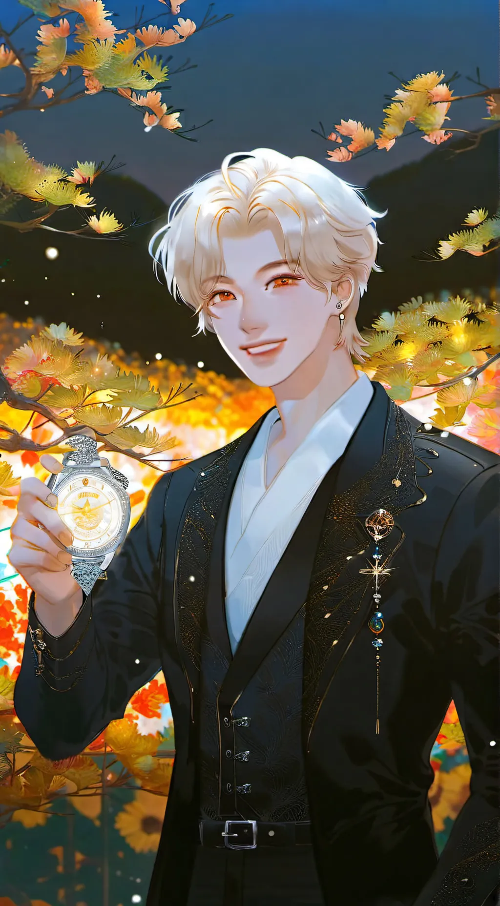 ai character: 🩵💙Felix💙🩵 background