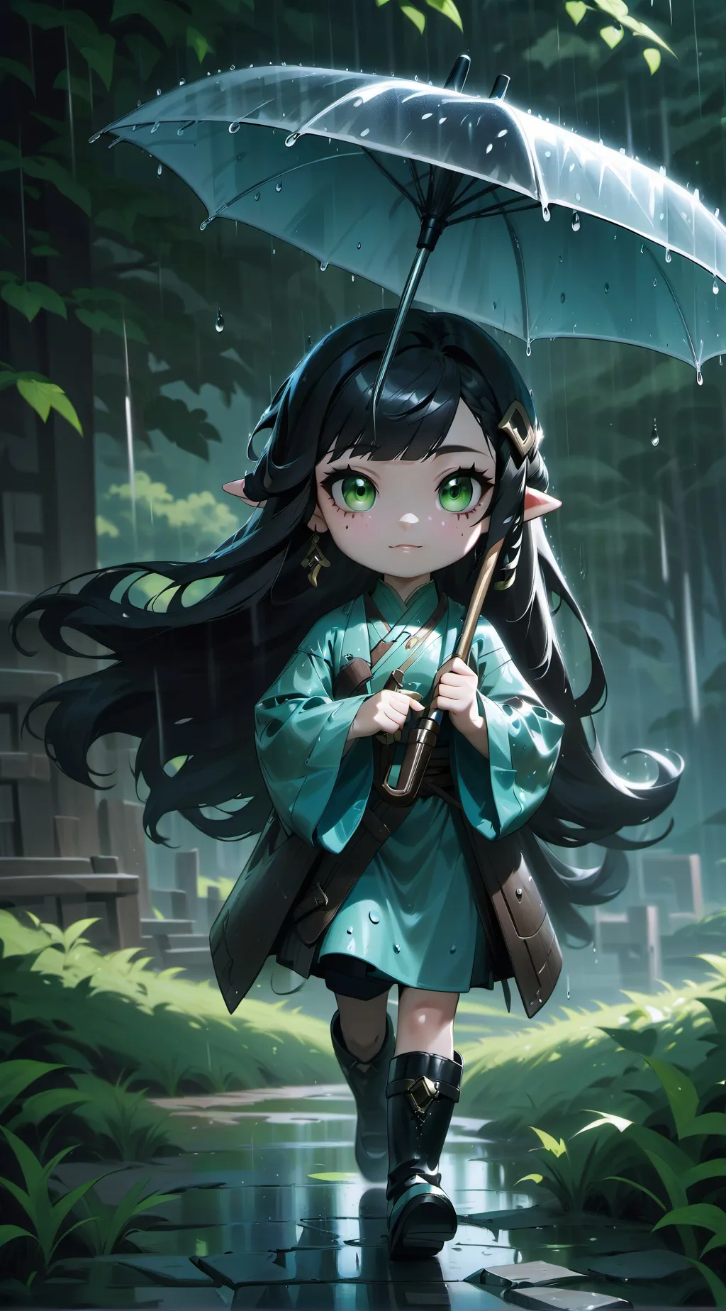 ai character: kny sleepover  background