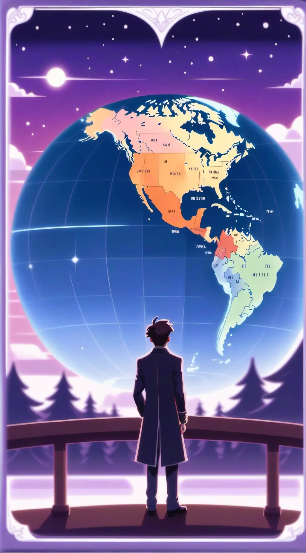ai character: countries background