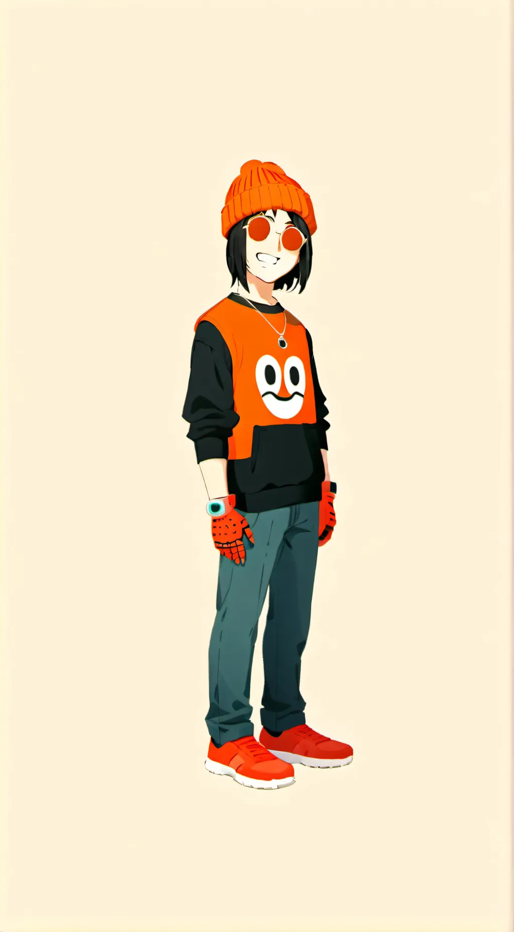 ai character: pheeklo  background
