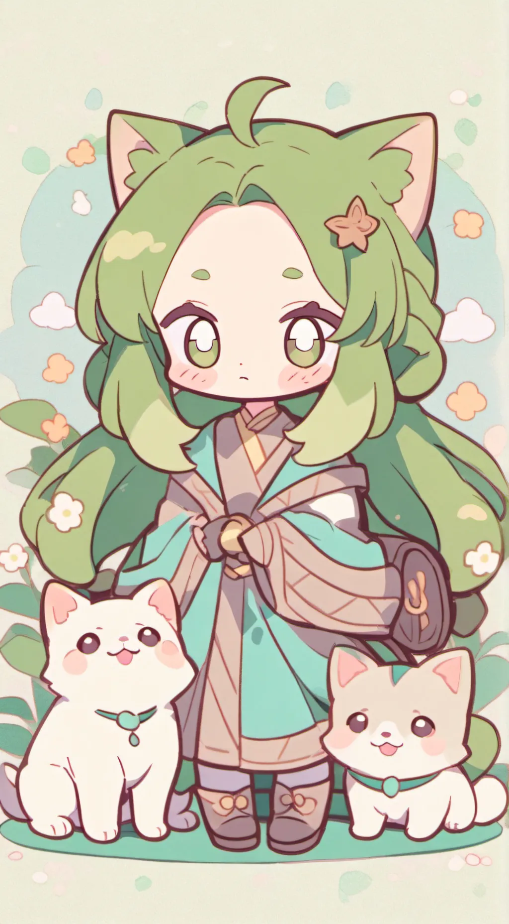 ai character: catnap and dofday background