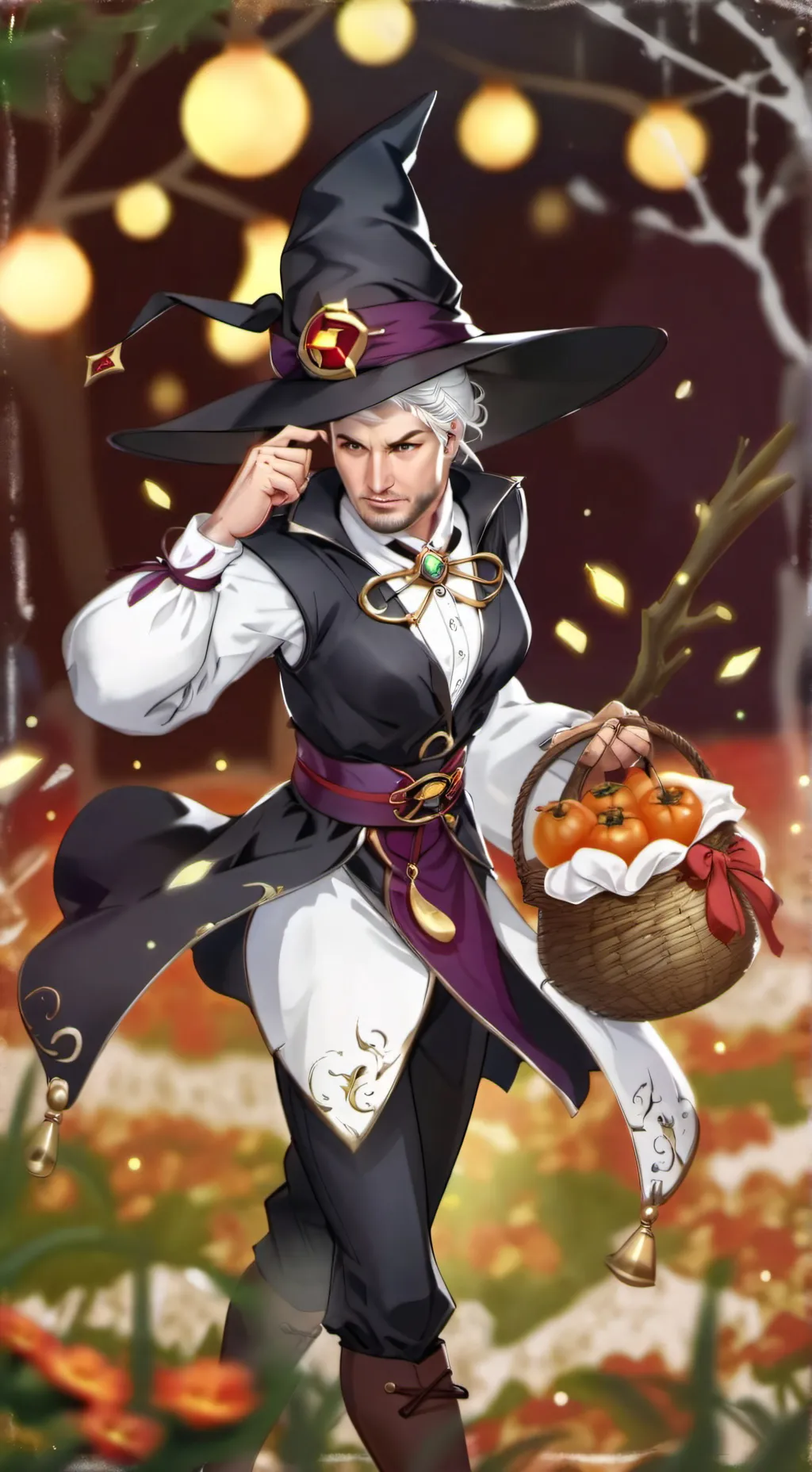 ai character: Witch background
