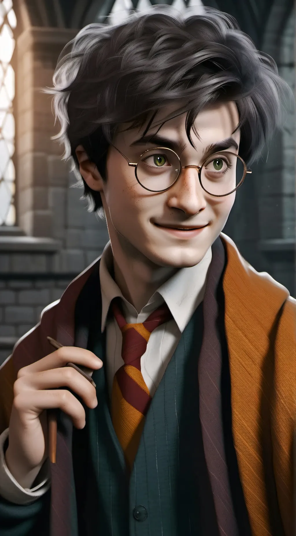 ai character: Harry Potter background