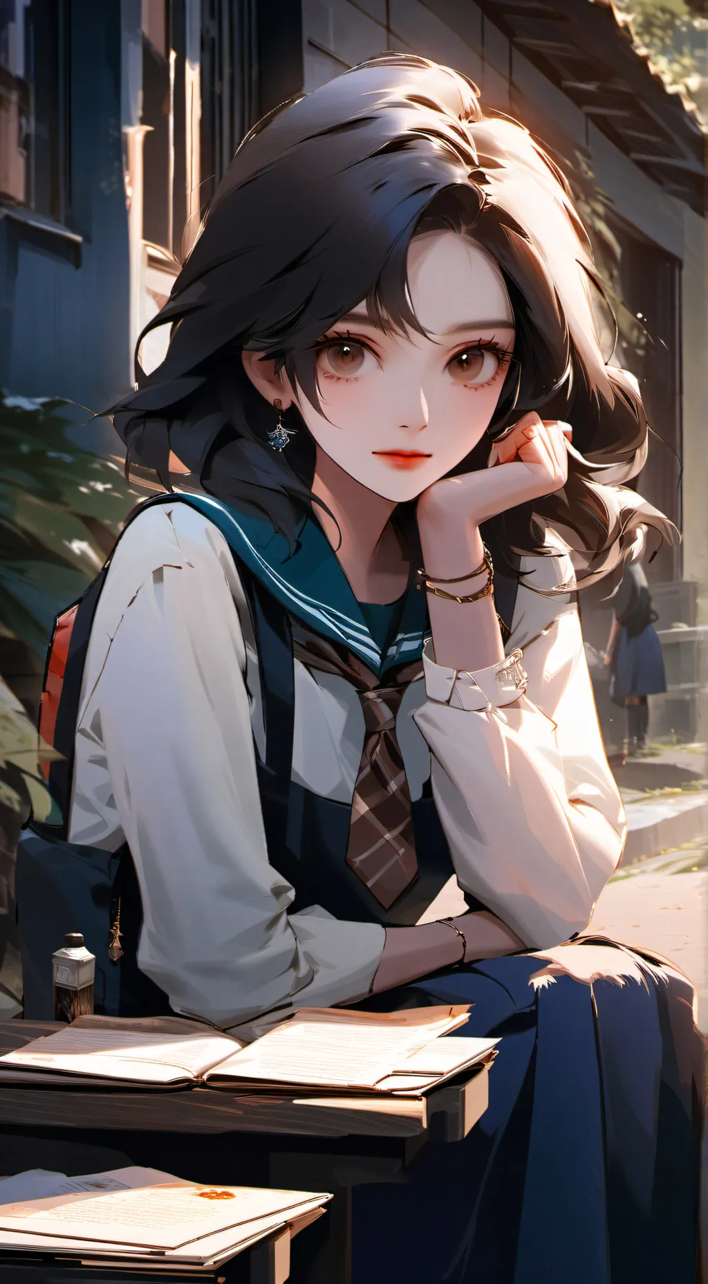 ai character: Lilly background