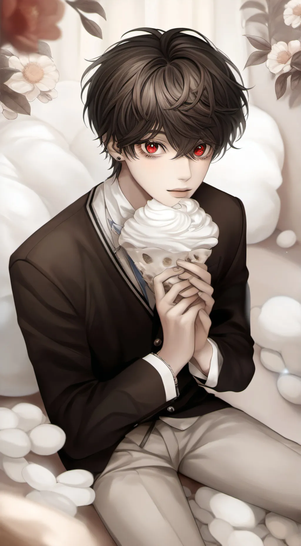 ai character: Noah😭🖤 background