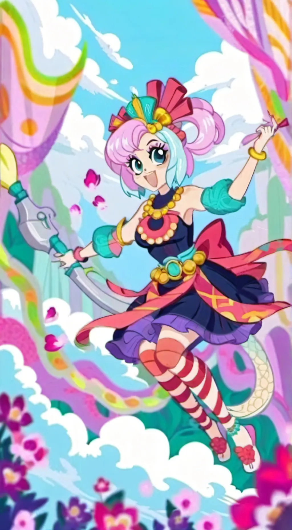 ai character: my little poney fr background