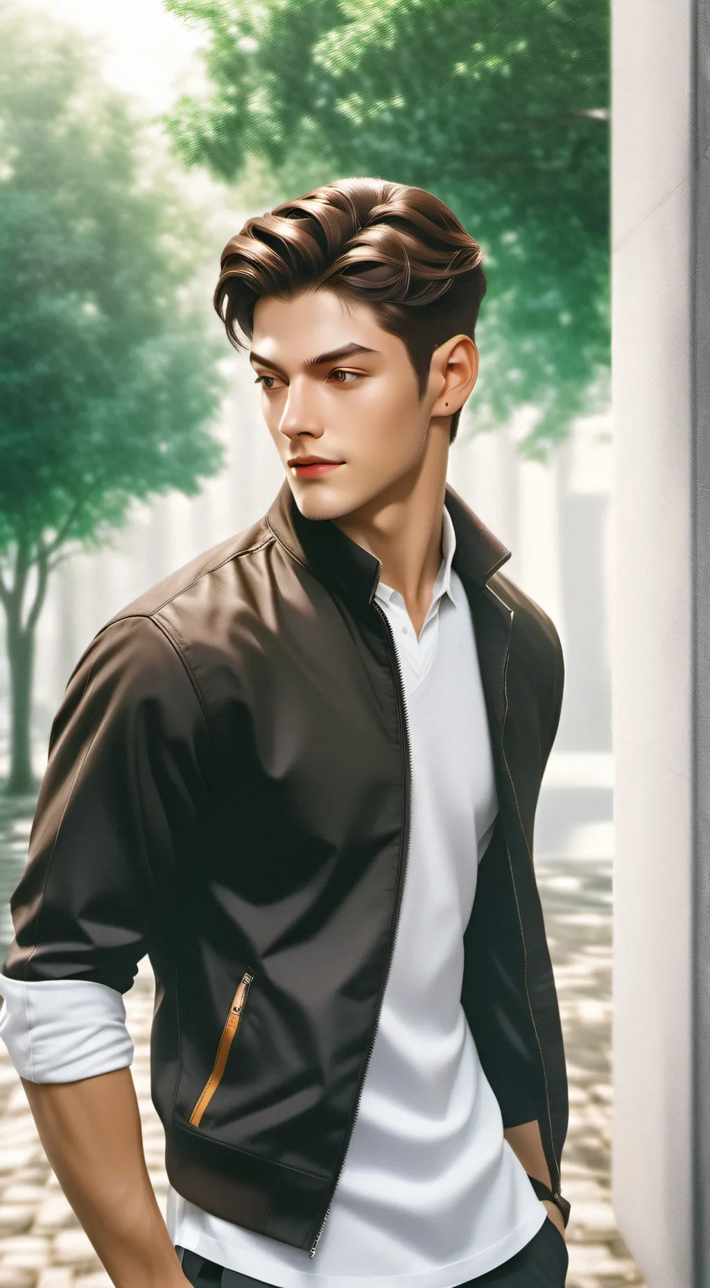 ai character: Zach background