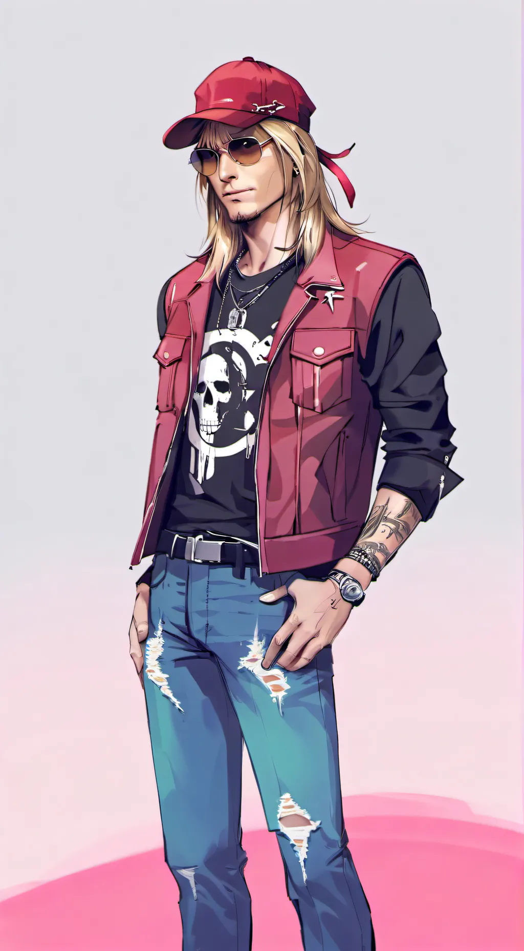 ai character: axl roses background