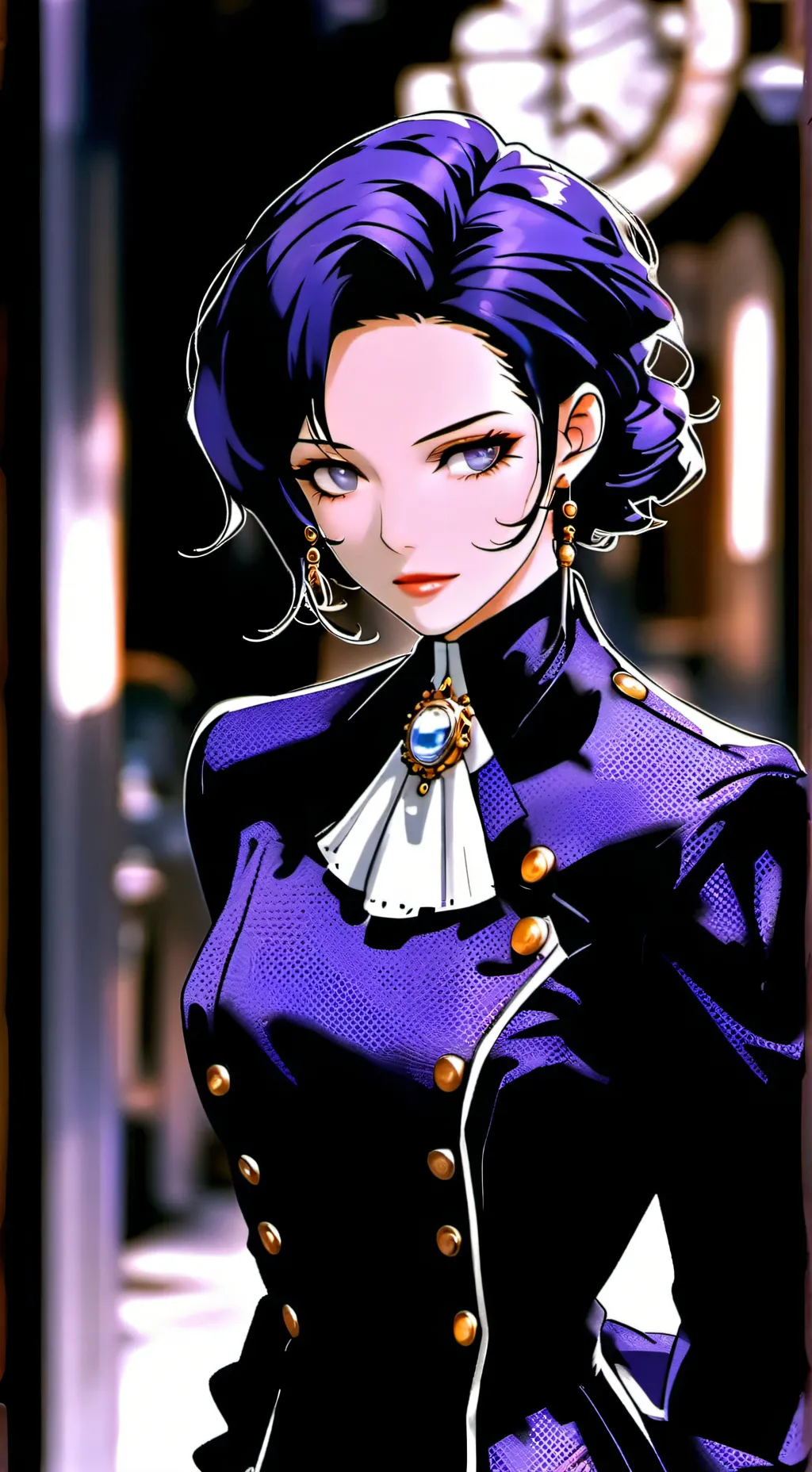 ai character: Violeta background