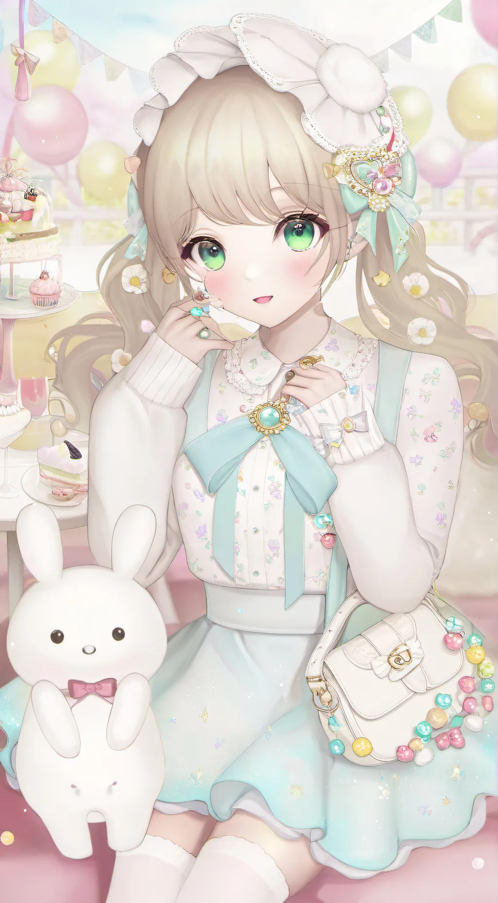 ai character: Kpop School 2! background