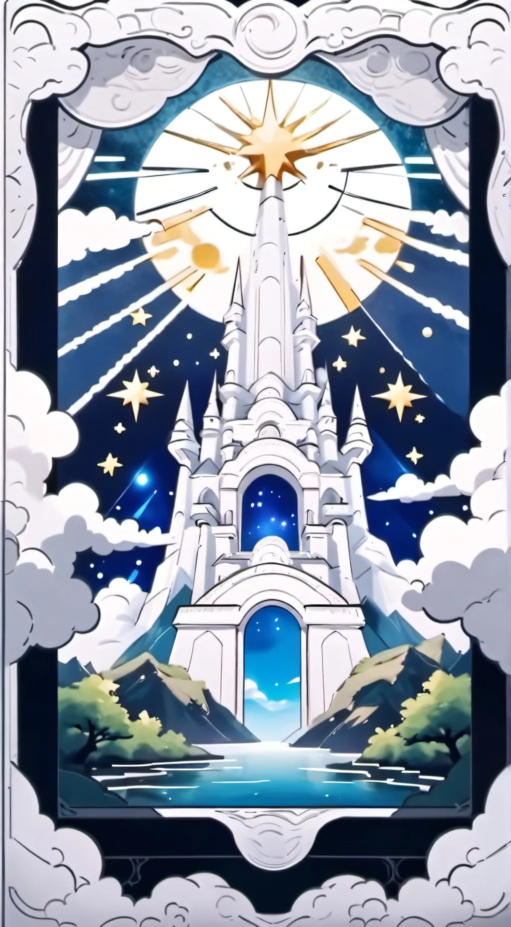 ai character: <HH angel meeting> background