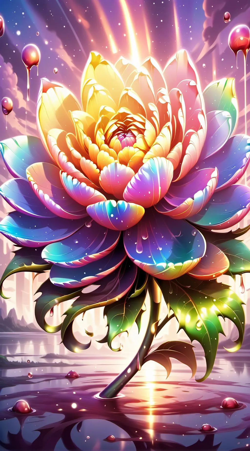ai character: Dw Kawaii background