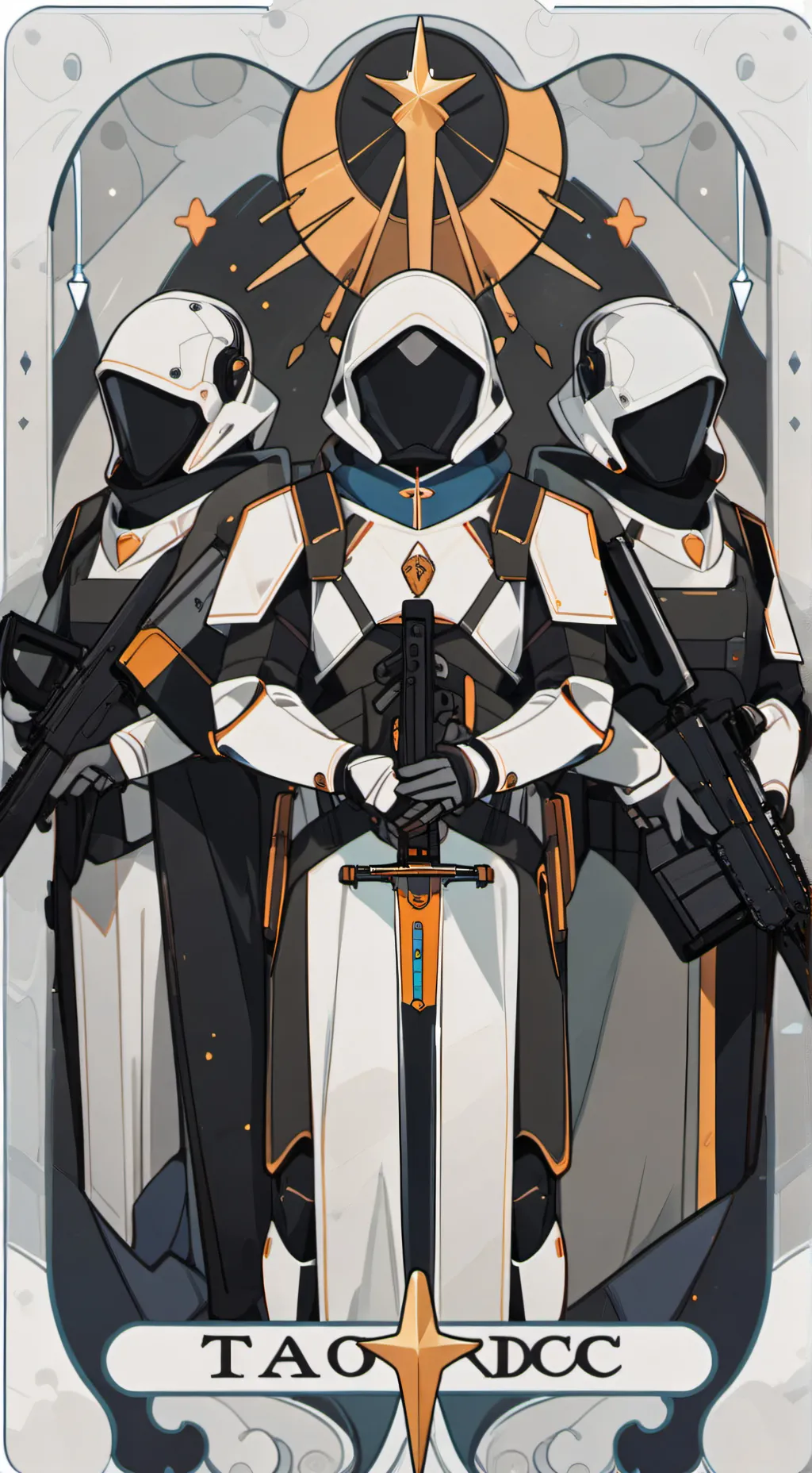 ai character: The White (REMAKE) background
