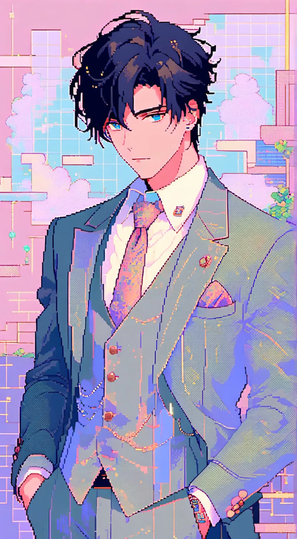 ai character: MHA drunk background