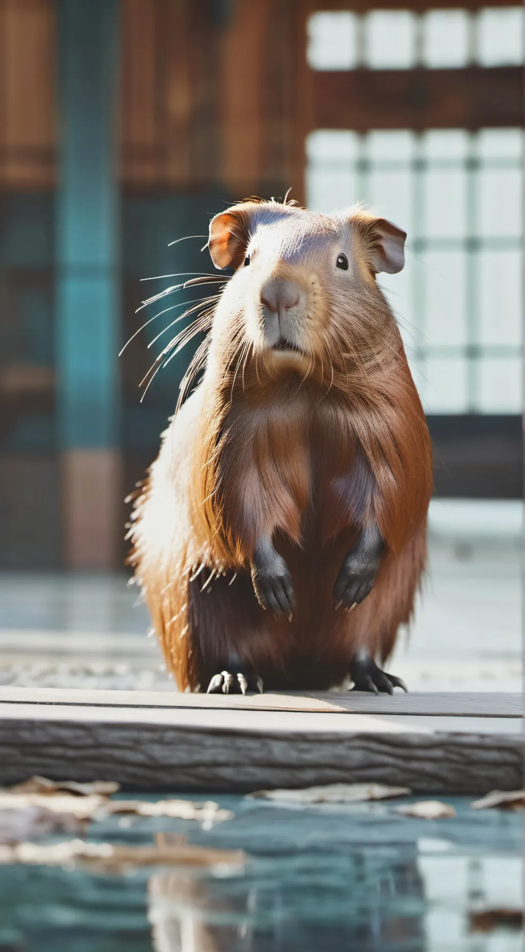 ai character: the chill capybara background