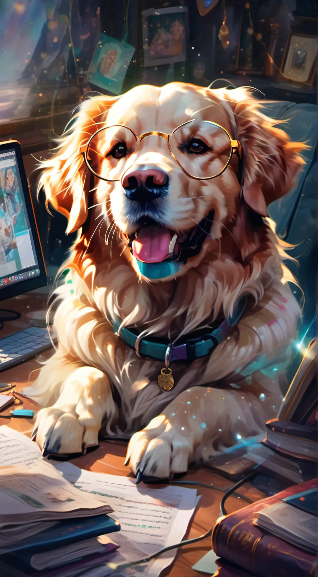 ai character: Byte background