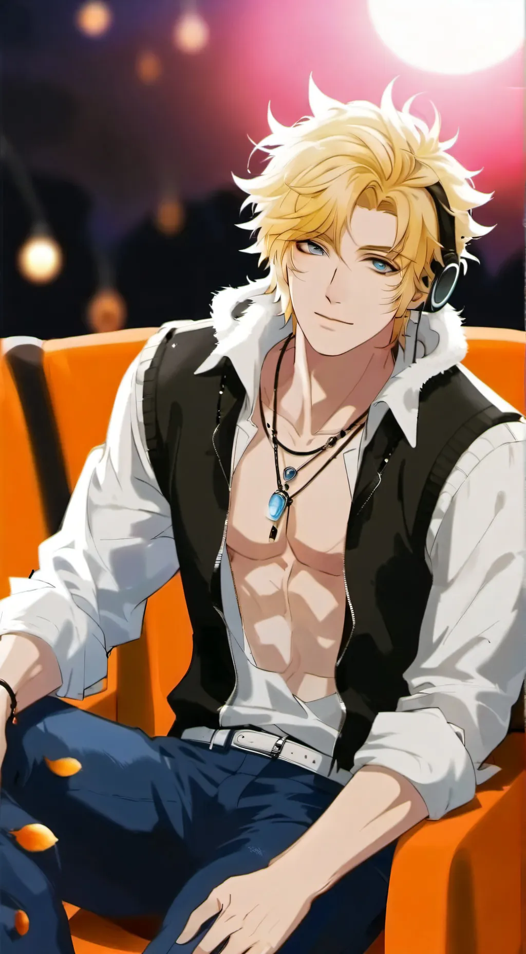 ai character: Aaron lol background