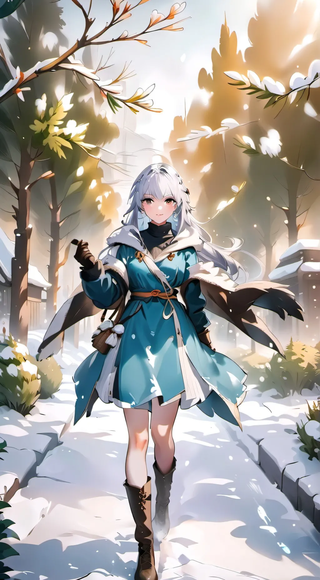 ai character: sarada kuro background