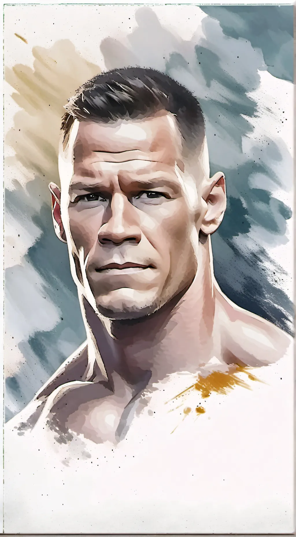 ai character: John CENA turn hee background